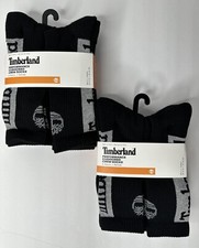 Timberland Performance Cushioned Crew Socks 10 Pairs Men s 9-12 NEW