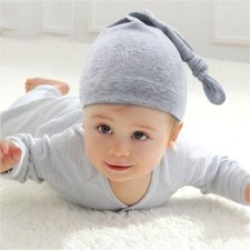 Newborns Fetal Caps Fashionable Knotted Tail Hat Warm Bonnet Trendy Headwear