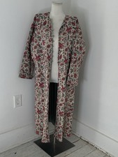 Vintage Brigitte Singh Turkish Cotton Long Duster Coat NWT