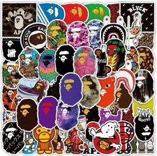 UK 50 PCS JDM BAPE Stickers Car Motorcycle Racing Helmet Bumper ATV UTV Decals