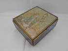 Beatrix Potter Peter Rabbit Glass Music Box / Trinket Box (Country Garden) 1997 — photo 2