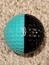 Extremely RARE Aqua/Black Ping Eye Golf Ball - Used Extremely Fine 8/10