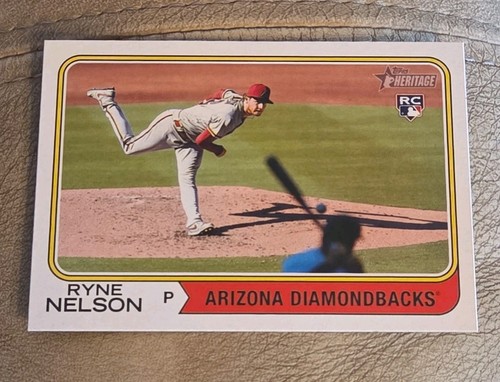 2023 Topps Heritage #181 Ryne Nelson | Baseball Card