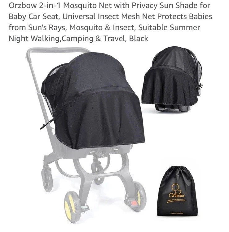 Or bow Sun Shade/bug Breathable For Baby Stroller FREE SHIPPING - Image 2 of 4