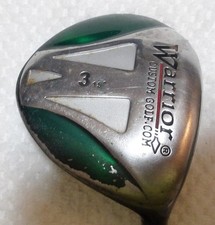 WARRIOR CUSTOM GOLF 3 WOOD 15 - LONG DISTANCE GRAPHITE SHAFT - LAMKIN GRIP