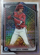 DREW JONES 2024 BOWMAN CHROME MEGA BOX MOJO REFRACTOR CARD #BCP-60