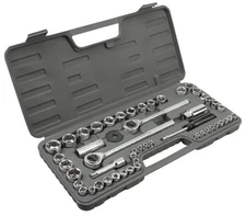 Performance Tool W1172 52 Piece 1/4 Inch3/8 Inch1/2 Inch Drive Skt Set