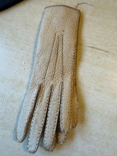 Tan Leather Gloves Antique 6.5
