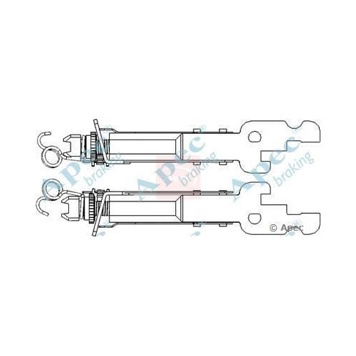 For DACIA LOGAN II 2012 on BRAKE ADJUSTER KIT ADB3026