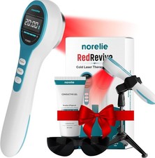 Norelie RedRevive Cold Laser Therapy Wand, Stand  Conductive Gel Bundle Set