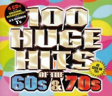 100 Huge Hits Of The 60's And 70's - Various Artists CD 4MVG The Cheap Fast Free