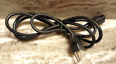 I-SHENG SP-30 6ft Power Cord Cable Prong Standard PC Computer TV Monitor Cable