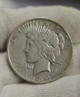 1934 D US Peace Silver Dollar $1 VF (Polished)