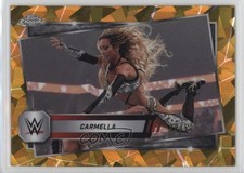 2025 Topps Chrome WWE Sapphire Edition Gold 29/50 Carmella #145 1d0h