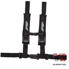 4 Point 2" Harness with 2-Inch Padding - EZ Adjusters, Removable Strap Black