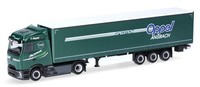 Herpa - Mercedes Benz Actros Pro 4X2 Mit 3-Achs-AnhäNger Oppel Ansbach - 1/87...