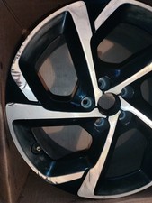 CITROEN C5 AIRCROSS 18 " BLACK ALLOY WHEEL 9828110677