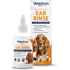 Vetericyn Plus Dog Ear Rinse  Cleaner To Soothe And Relieve Itchy Ears Safe For