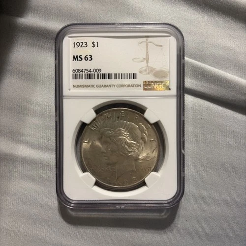 1923 Peace Dollar MS63 NGC