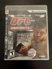 UFC 2009 Undisputed (Sony PlayStation 3, PS3) Complete CIB w/ Manual - TESTED