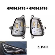 New 1 Pair Left+Right Headlight LED DRL Module With Heat Sink For SEAT ARONA KJ