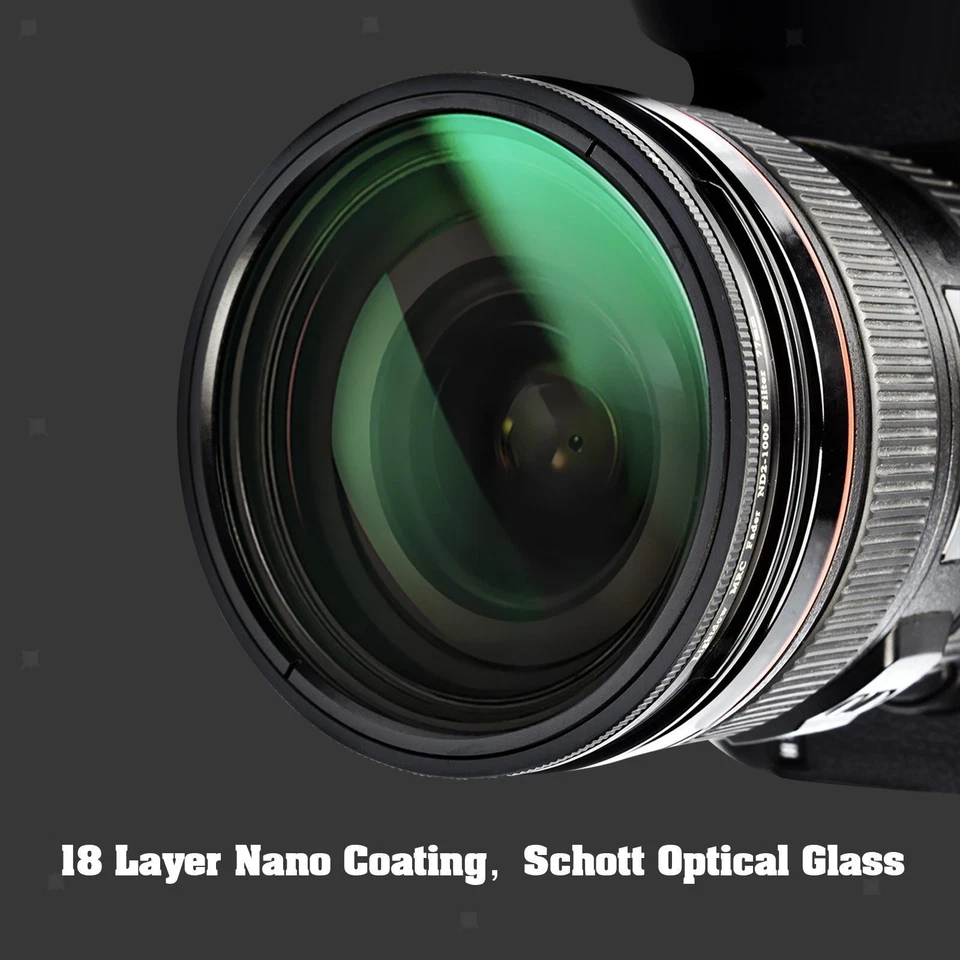 Concept Filter Neutral Density ND2 to ND1000 49/52/55/58/62/67/77/82mm fader - Image 3 of 4