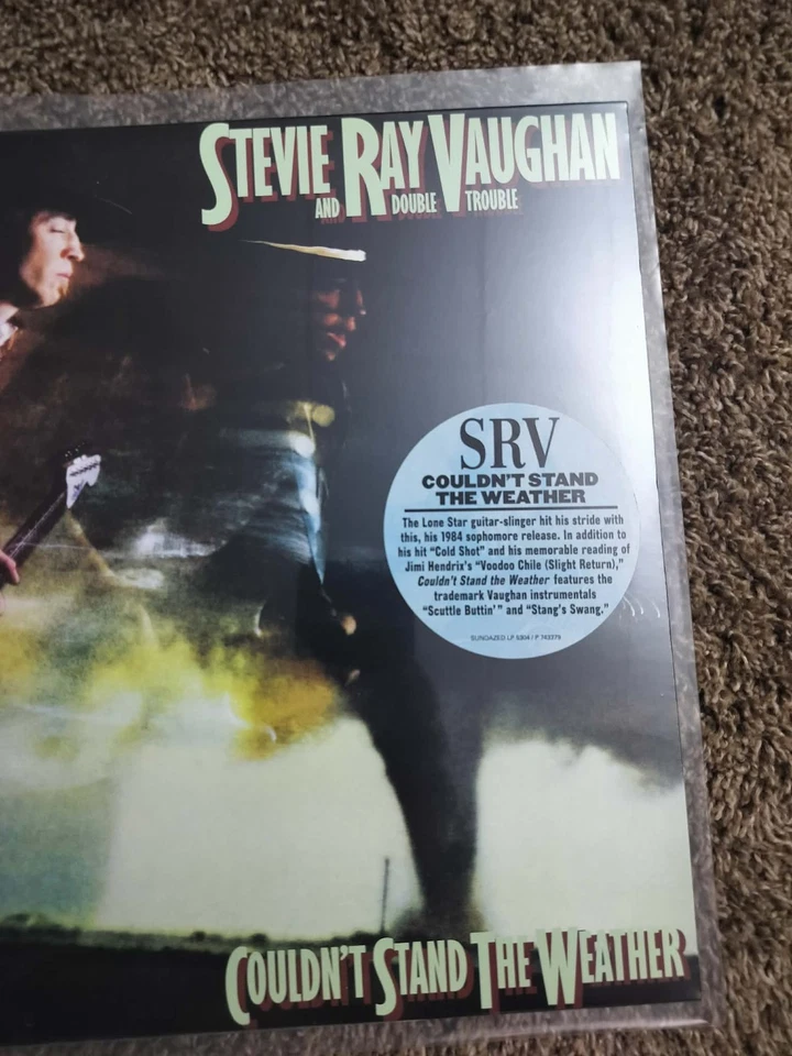 STEVIE RAY VAUGHAN - Couldn't Stand The Weather Sundazed LP 5304 SEALED Vinyl - Image 3 of 4