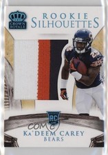 2014 Crown Royale Rookie Silhouettes RPS Blue Holofoil 44/49 Ka'Deem Carey 01ks
