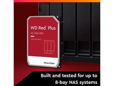 WD Red Plus 2TB NAS Hard Disk Drive - 5400 RPM Class SATA 6Gb/s, CMR, 64MB Cache