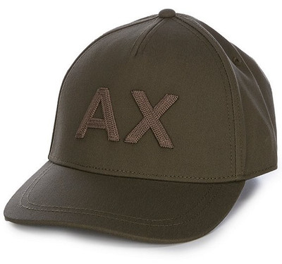 NEW ARMANI EXCHANGE 3D Embroidered AX Logo Cap Hat Cotton Baseball Cap ONE SIZE