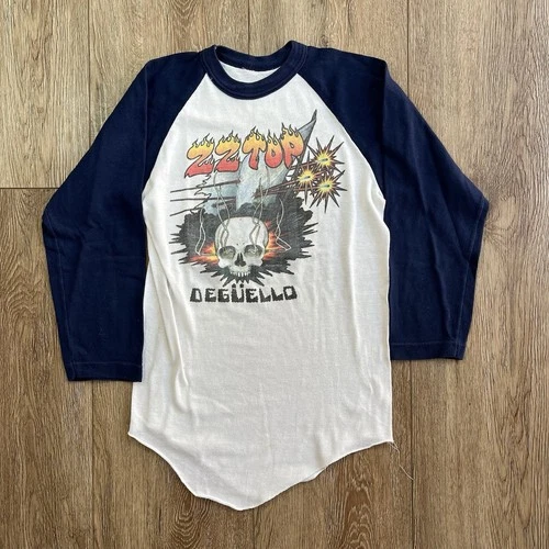 ZZ Top “Deguello” Tour Raglan T-Shirt Texas Bas 1980s vintage concert t-shirt, vintage, single stitch, B+ condition