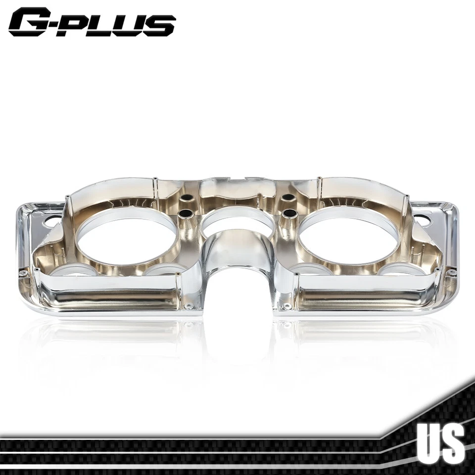 Fit For 1967-1972 Chevy C10 C20 Truck Dash Bezel Chrome 7 Hole Plastic Part New Foto 4 de 4