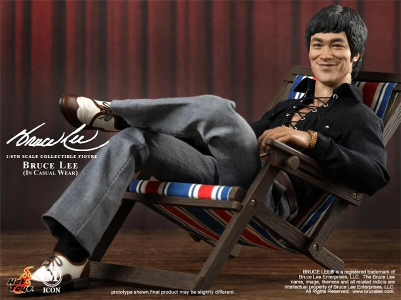 HOTTOYS 1/6 MIS12 Smile Bruce Lee Ropa Informal Figura de Acción Modelo En Stock Foto 2 de 4