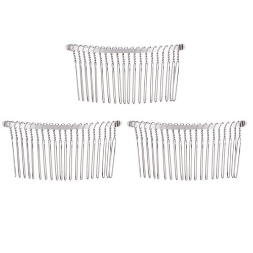 Wedding Veil Comb Metal Hair Clip Wire Headgear - Bild 2 von 6