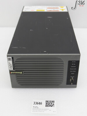 「ユー」 33646 ADVANCED ENERGY PARAMOUNT 3013 RF GEN, P/N: 660-243024-905-B