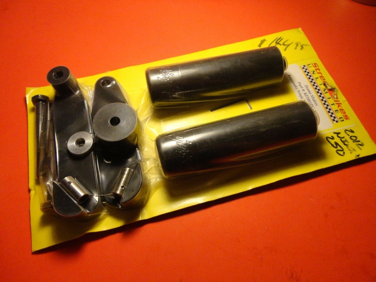 NEW 2008 2009 KAWASAKI NINJA 250 FRAME SLIDERS KF1011PC-1 | eBay