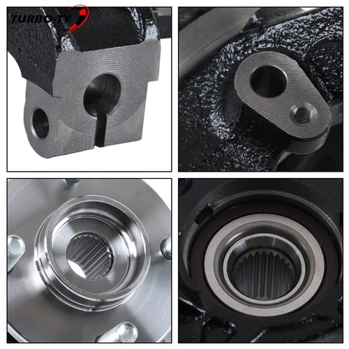 Cojinete de nudillo y cubo de rueda delantero derecho derecho 2 piezas para Nissan Versa Note 2014-2019 - Imagen 8 de 10