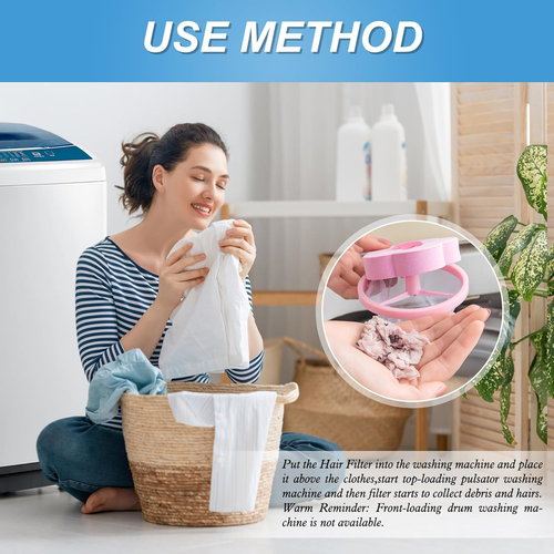 Pet Hair Catcher for Laundry, Lint Catcher for Laundry,Washing Machine Hair Catc - Picture 7 of 8