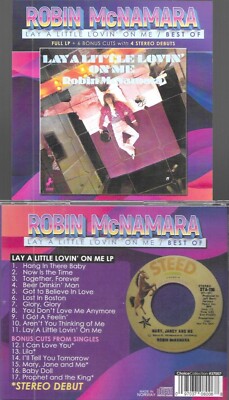 ROBIN MCNAMARA-LAY A LITTLE LOVIN' ON ME/BEST OF-FULL LP + 6 BONUS CUTS-NEW CD