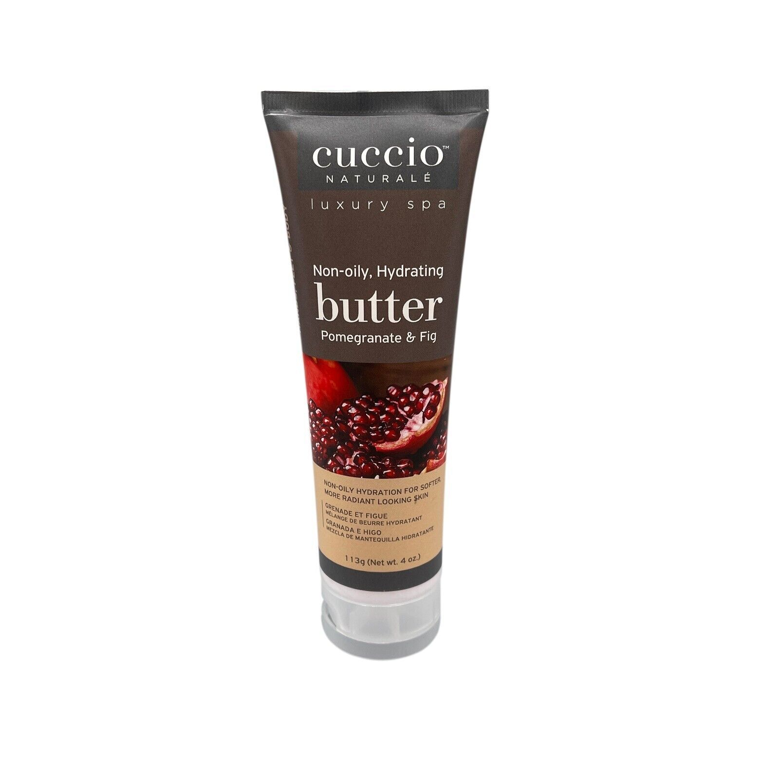 Cuccio Naturale Non-Oily Hydrating Body Butter 4 oz - Pomegranate & Fig