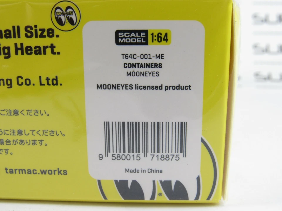 Tarmac Works 2021 Collab64 Accessories Set of (2) MOONEYES Shipping Containers - Image 4 of 4