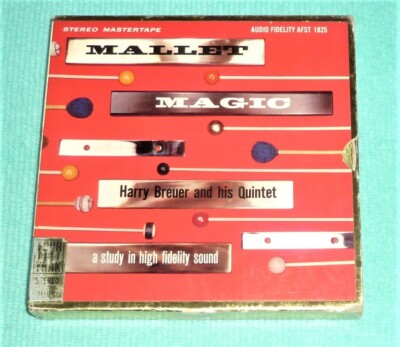 REEL to REEL TAPE / HARRY BREUER AND HIS QUINTET ''MALLET MAGIC'' AUDIO FIDELITY 