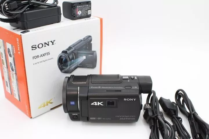 SONY FDR-AXP35 B Sony 4K Video Camera HandyCam Black Optical 10x