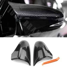 FOR 14-2020 LEXUS IS200 300 350 M HORN STYLE CARBON FIBER SIDE MIRROR COVER CAP