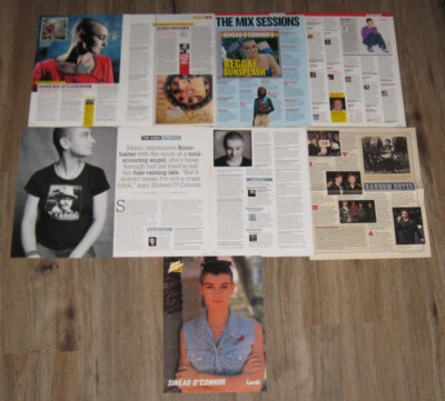 Sinead O'Connor original FULL PAGED magazine clippings pages PHOTO article