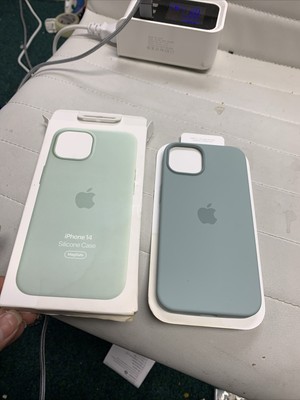 Apple iPhone 14 Silikon Hülle mit MagSafe - Sukkulente