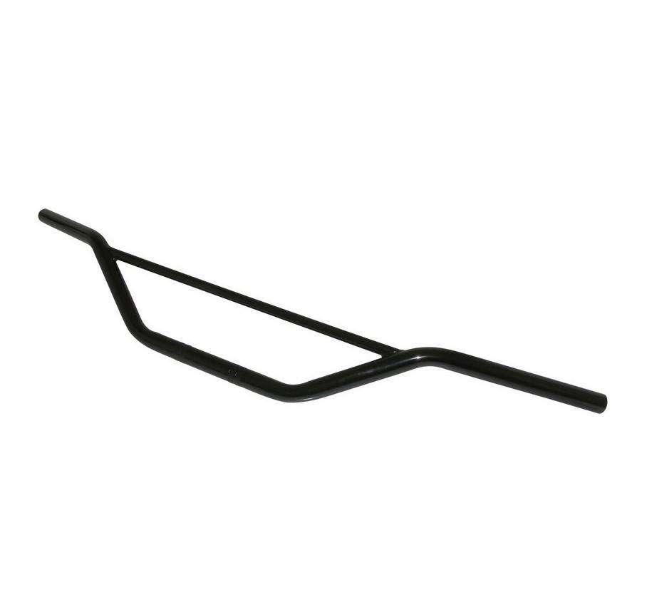 Guidon cross Replay acier noir d22mm pour supprimer la fatigue des poignets en 50cc