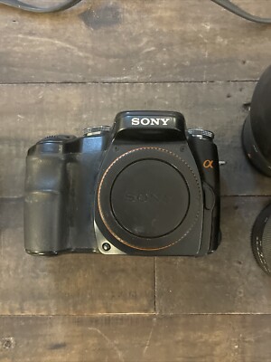 Sony Alpha a100 Digital SLR Camera w/ 4.5-5.6/75-300 & 3.5