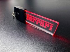 Ferrari LED Light Keyring / Keychain -7 Colour LED - Car Logo - Badge - Emblem