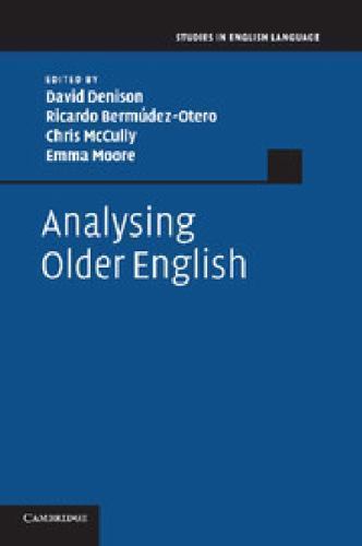 Analysing Older English (Studies in English Language) 9781107681415 Cond=LN:NSD